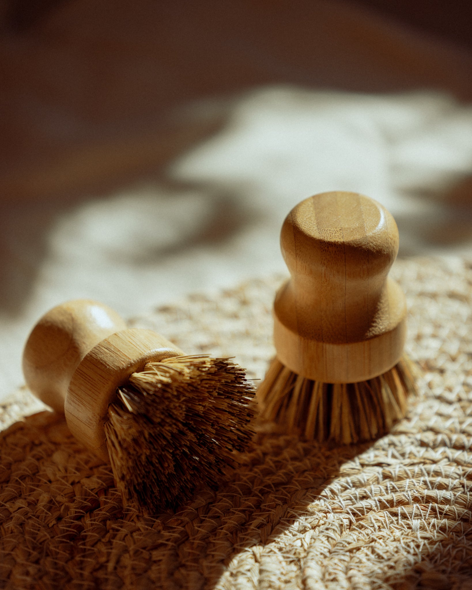 Topfbürste aus Bambus